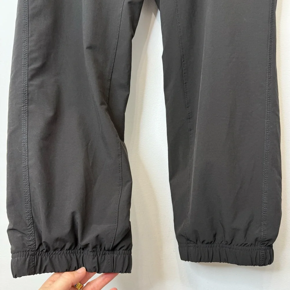Eddie Bauer Black Fleece Lined Cargo Jogger Pant Women’s Size 14 Winter Cozy